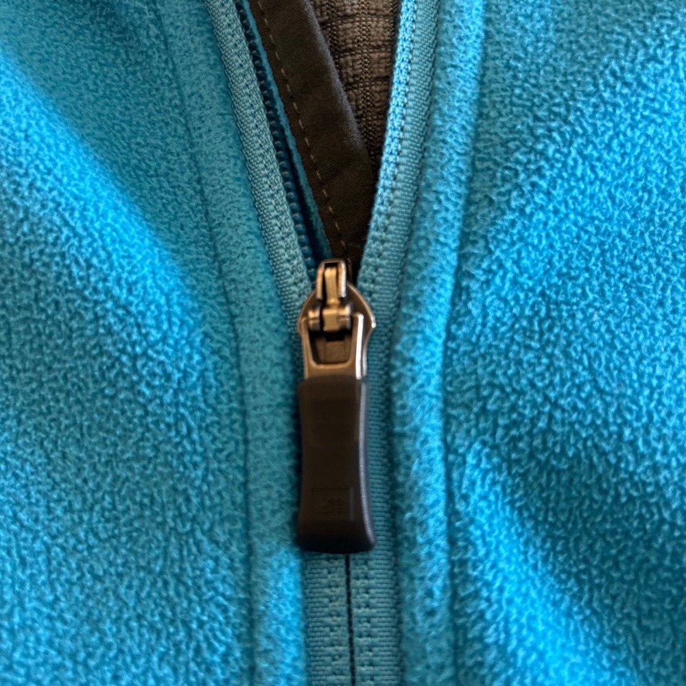 REI Womens Fleece Jacket Full Zip Blue XL Polyester Outdoors Casual Warm Layer - Picture 6 of 14